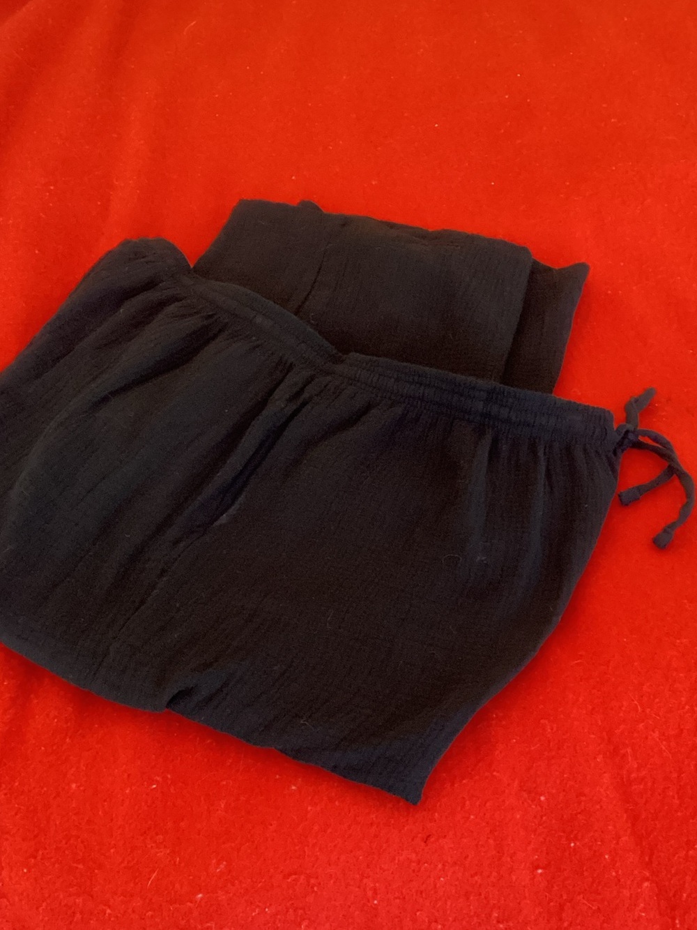Black Knit Lounge Pants